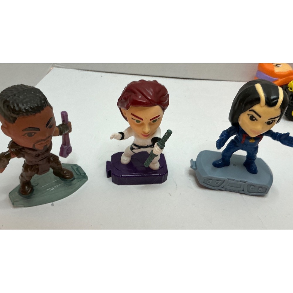 McDonalds Marvel Figures Black Widow MBaku Mantis Happy Meal Toy Lot 2020 2022